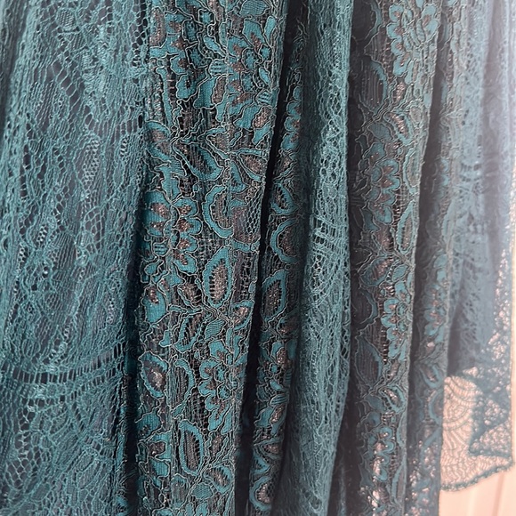 Gorgeous green lace free people dress - Picture 2 of 5